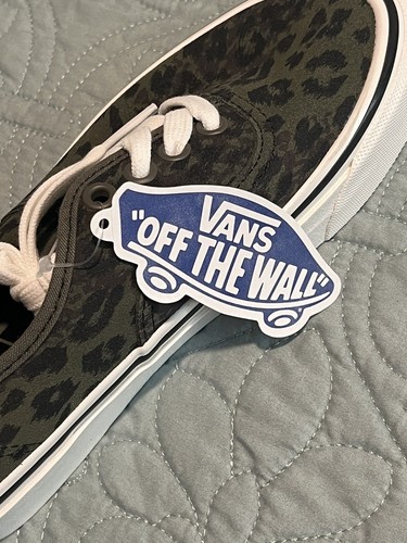 Vans Youth Sneakers Boy's Low Top Green Animal Print Lace Skate Size 3.5 NEW - Picture 10 of 10
