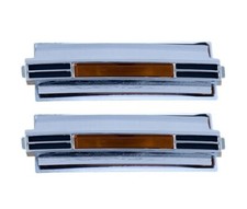 Mustang Hood Scoop Turn Signal Lights Pair 1969 - 1970 Mustang Hood Scoop Turn Signal Lights Pair 1969 - 1970