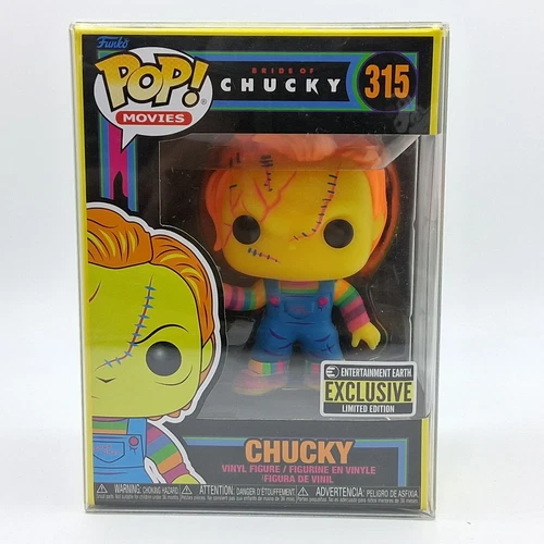 Funko Pop! Chucky 315 Entertainment Earth Exclusive Blacklight Horror Vinyl Toy