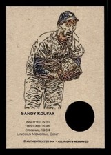 #TN0051 SANDY KOUFAX 1964 Penny Collector Baseball Coin Card
