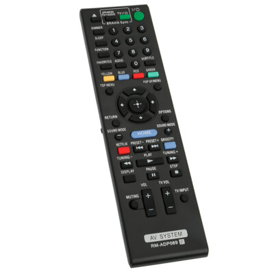 RM-ADP069 Replace Remote for Sony HBD-T79 HBD-E280 HBD-E580 BDV-N790W HBD-E3100