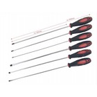 Schraubendreher Set extra lang Schraubenzieher Kreuz und Schlitz Dreher 6 Stück