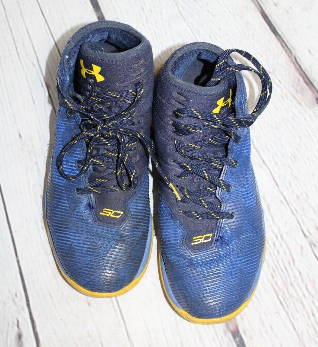 Armour Steph Yellow And Youth Curry Shoes MD Under Armour - Main Image