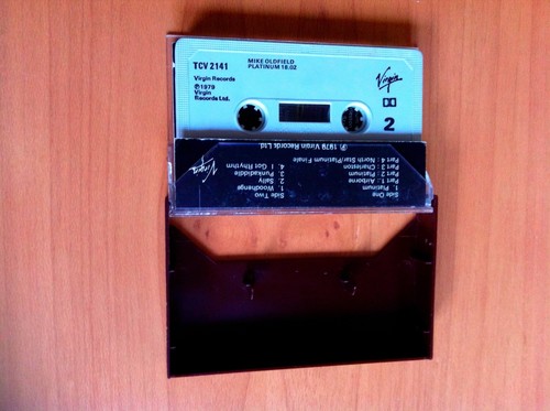 MIKE OLDFIELD PLATINUM Cassette Tape ORIGINAL RARE VERSION OF SALLY - Picture 3 of 7