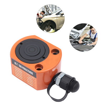 20Ton Mini Hydraulic Jack Multi-acting Low Profile Lifting Ram Compact Cylinder~