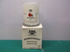 Rose Aromatherapy Deodorizing Soy Candle for Pets Scented Odor Eliminator
