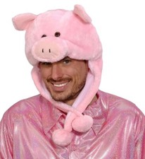 URFEDA Lustige Tierhut Mit Beweglichen Ohren | Plüsch Mütze Mit Airbag Für Halloween, Karneval & Cosplay | Einheitsgröße 55 Cm