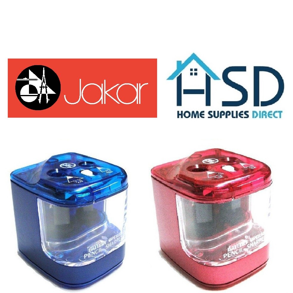Jakar Automatic Double Hole Electric Desk Pencil Sharpener Battery