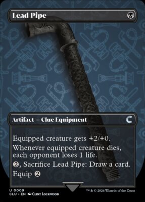 Magic the Gathering (mtg): CLU: Lead Pipe - Full Art