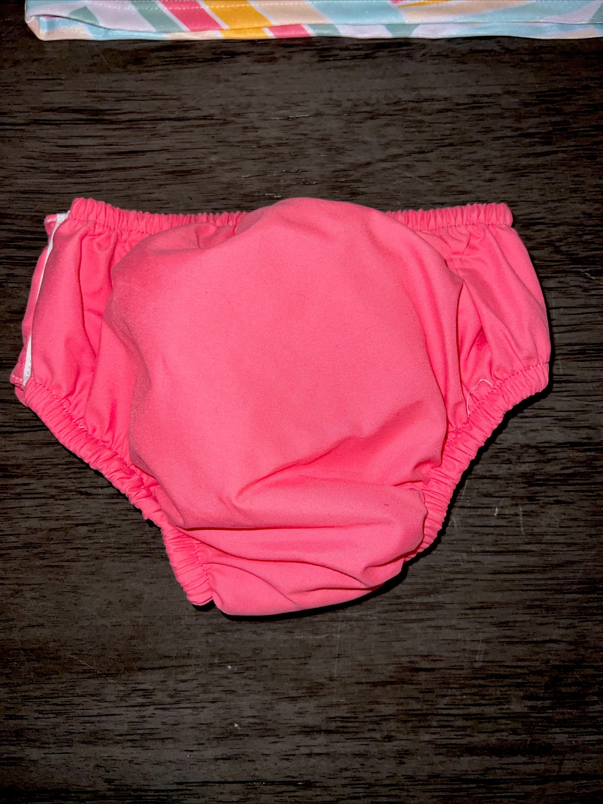 Wonder Nation Baby Girl. 2 Pc Swimsuit. Size 69M Snap Diaper Bottom