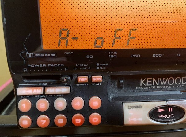 ラジオ・コンポ KENWOOD KRC-X11 CASSETTE RECEIVER KENWOOD KRC-X11 2DIN Cassette Deck Player Operation