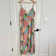 NWT Greylin Patchwork Maxi Dress Sz. Large