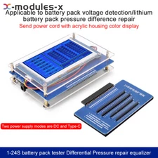 1S - 24S Li-ion Battery Pack Single Cell Voltage Tester For Lifepo4 Li-Ion LTO
