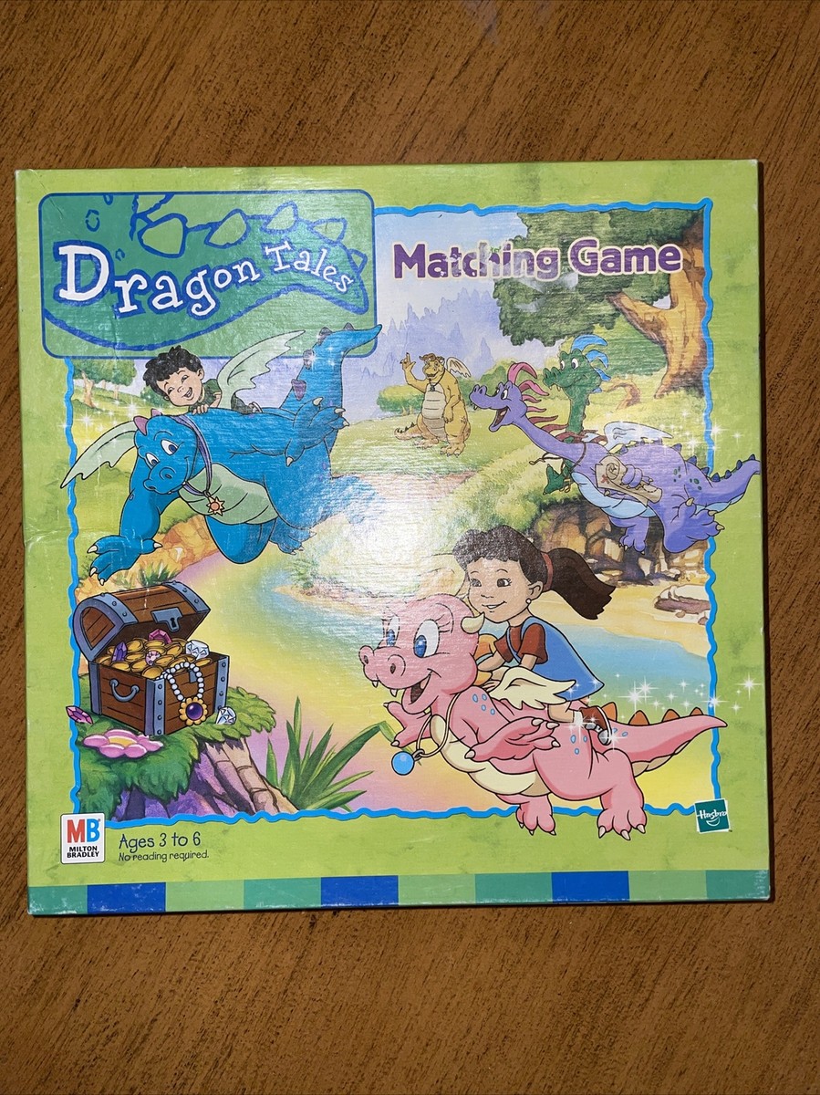 知育玩具 Dragon Tales Matching Game Vintage/ 2000/ Dragon Tales/ Matching Game/ Milton Bradley