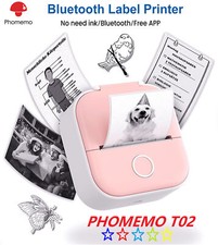 Phomemo T02 Sticker Printer Thermal Print Pods Mini Printer Print Pods Xmas Gift