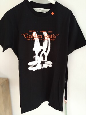 OFF WHITE/Virgil Abloh, T-Shirt, Farbe Schwarz, Größe M,NEU ungetragen