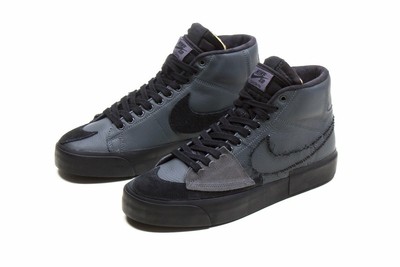 Nike Sb Zoom Blazer Mid Edge Iron Grey Black Black Da21 001 Size 10 5 Ebay