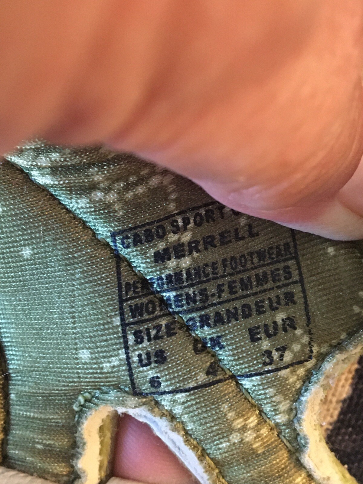 Merrell 6 sandali donna verde lime sandali escursionismo passeggio spiaggia estate vela