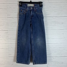 LEVI S 550 Jeans - Boys Size 8 Slim Relaxed Straight Denim 22X22