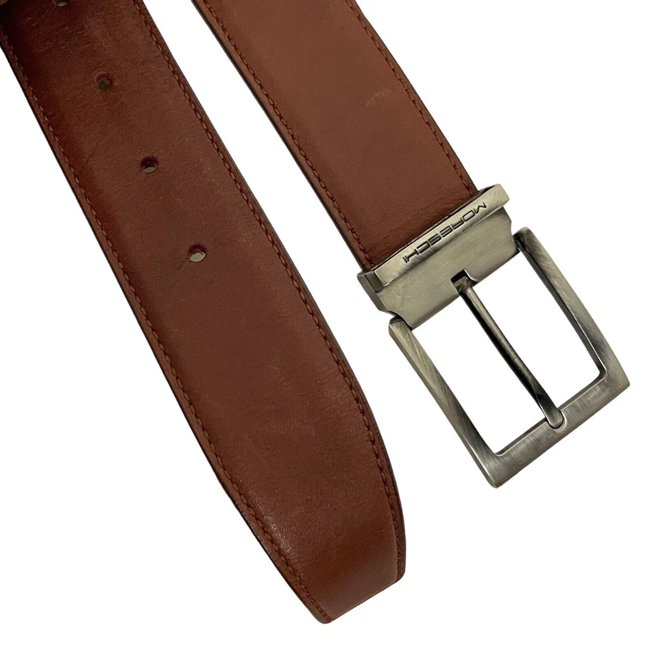 Cinturón Moreschi Cassidy Vitello marrón para hombre talla 40 Foto 2 de 4