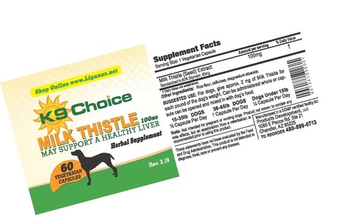 k9 choice milk thistle