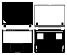 Carbon fiber Vinyl Laptop Sticker Skin Cover for Asus ROG Flow X13 (2023) GV302