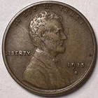1915-S Lincoln Wheat Cent Extremely Fine XF Coin #10090