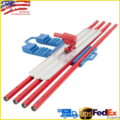 Bull Concrete Float 48''x8'' Concrete Tool Trowel Float with 4 Handle Round End ﻿
