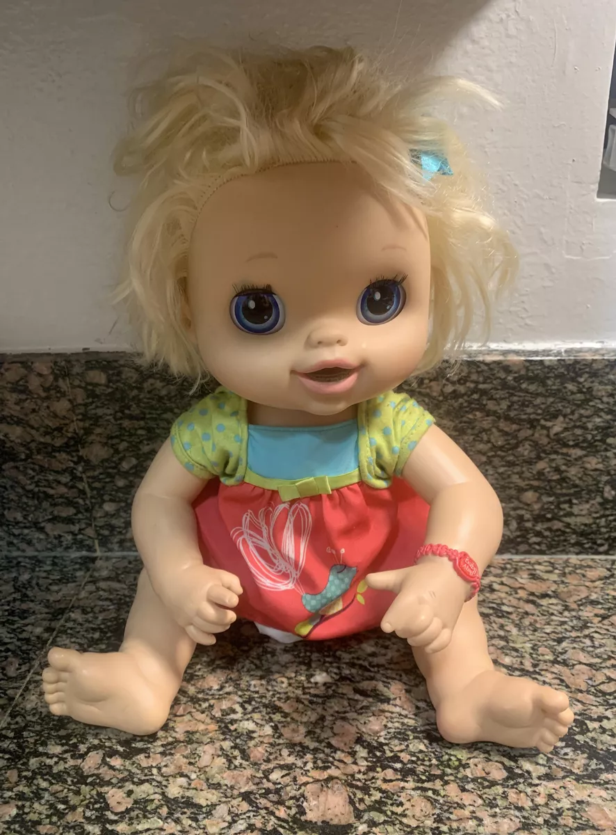 Baby Alive Doll Hasbro 2010 Blonde Interactive Talks and Laughs