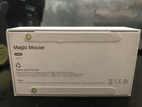 Apple Magic Mouse Multi-Touch Surface 2024 Model USB-C WHITE A3204 NEW! - Bild 2 von 3