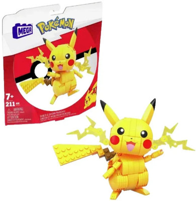 BUILD & SHOW PIKACHU mega construx bloks pokemon building set sealed NEW