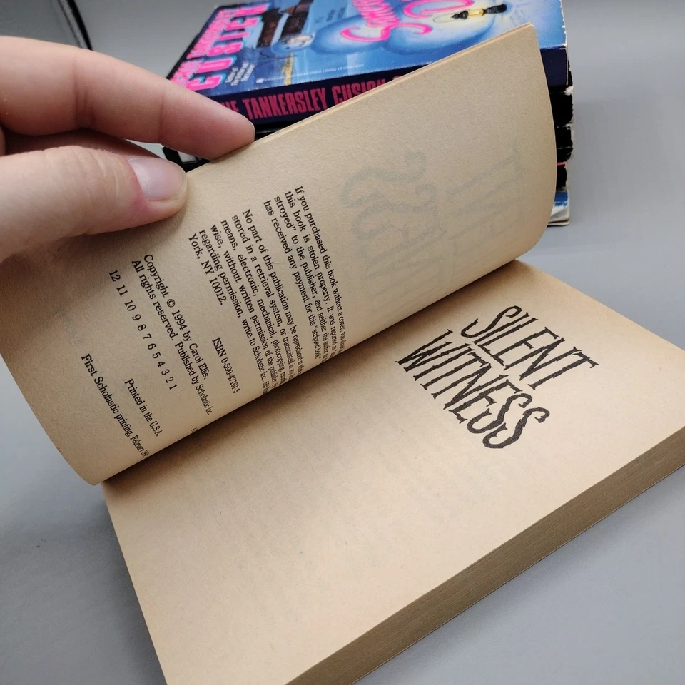 Lot of 6 Vintage Horror Paperbacks Carol Ellis Lois Duncan Cooney Cusick Stine Foto 4 de 4