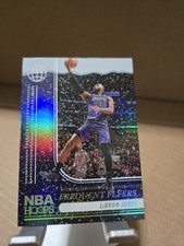 2024-25 Panini NBA Hoops Winter LeBron James Frequent Flyers 13 Silver Holo Foil