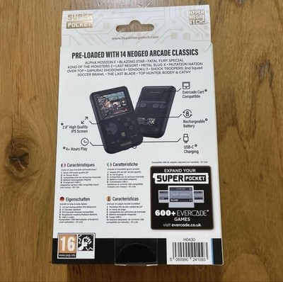 Blaze x SNK Super Pocket NEOGEO Neo Geo Edition Evercade Console