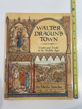 Walter Dragun’s Town Crafts and Trade in Middle Ages Sancha hardcover w dj 1989