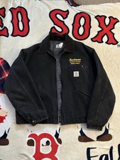 Vintage 90s Carhartt Jb105 Detroit Jacket Black