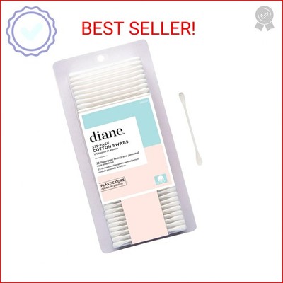 Diane Cotton Swabs, Soft and Gentle for Sensitive Skin, Ideal for Makeup, Nail P
