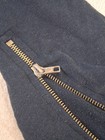 PINK Women’s XS Black/Pink Fleece Sweatpants Logo Tapered Ankle Zips — photo 6