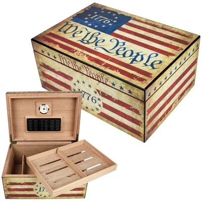 We The People 100-ct Humidor - Image 1 of 3