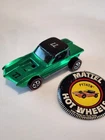 1968 Hot Wheels Redline PYTHON - Green - One Owner +  Button