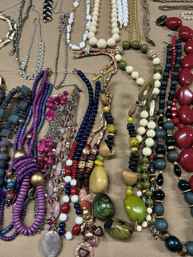 Mixed Jewelry Crafters Lot Mismatched Broken Crafts Repair 13 lbs 12 oz - Bild 3 von 5
