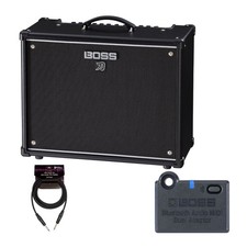 Boss KTN 100 3 Katana Gen 3 100W 1x12 Combo Guitar Amplifier Bundle Black 