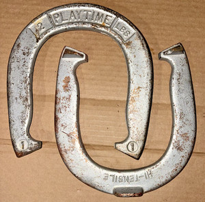 Vintage Pitching Horseshoes Playtime 1's