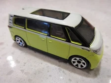 2025 Matchbox 2024 Volkswagen ID. Buzz Yellow/Green Moving Parts Toy VAN SUV Car