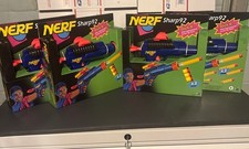 Nerf Sharp92 Retro Dart Blaster, 3 Suction Tip Darts, Sticker Sheet Target 4 NEW