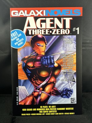 Agent Three Zero #1 Galaxinovels-1st Stephen Platt Art-not Sealed-No Card/poster