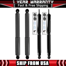 Front Rear Shocks Struts Set 4 For International Harvester M1600 Metro II 1990