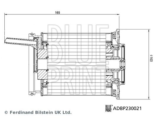 Blueprint ADBP230021 Fuel Filter Insert Fits Audi A6 Q7 Q8 Bentley Bentayga
