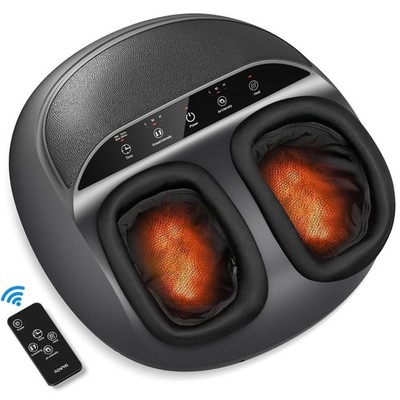RENPHO Fußmassagegerät , Shiatsu Fusswohl Elektrisch mit Wärme, Fernbedienung,