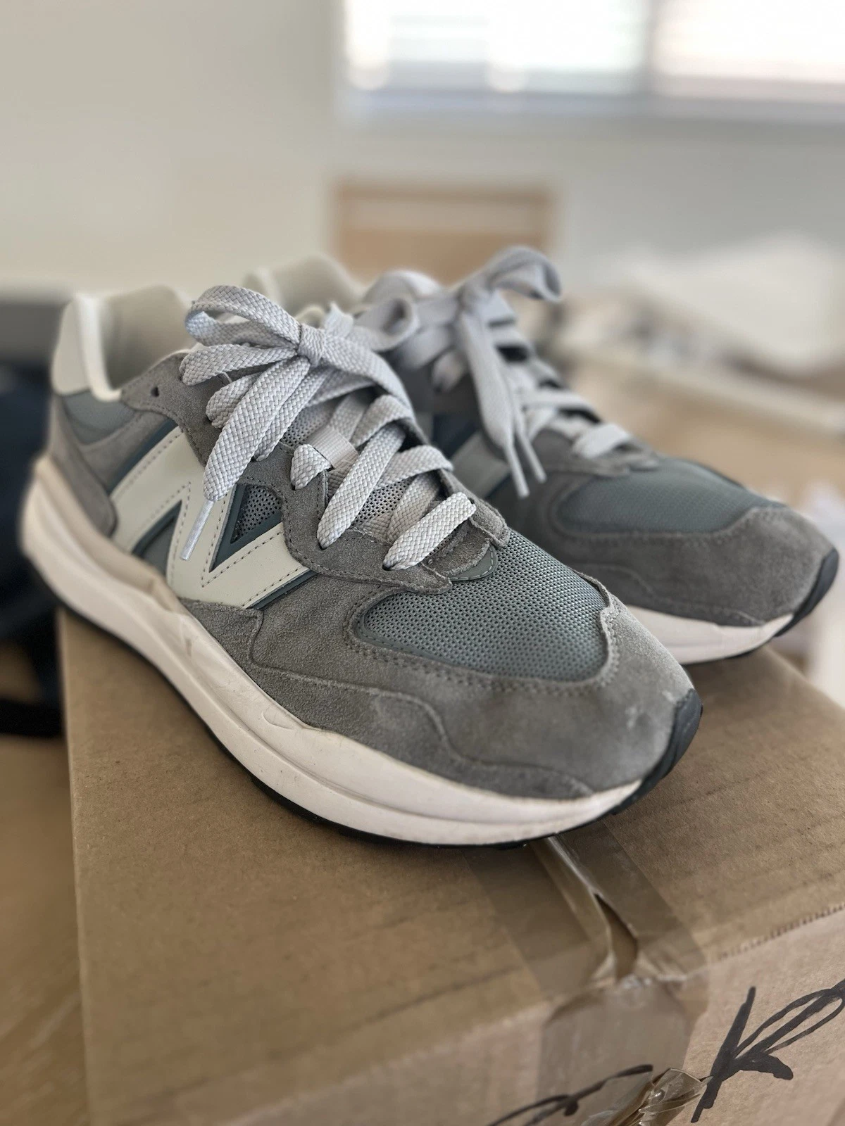 New Balance 57 40 grigio blu taglia 10